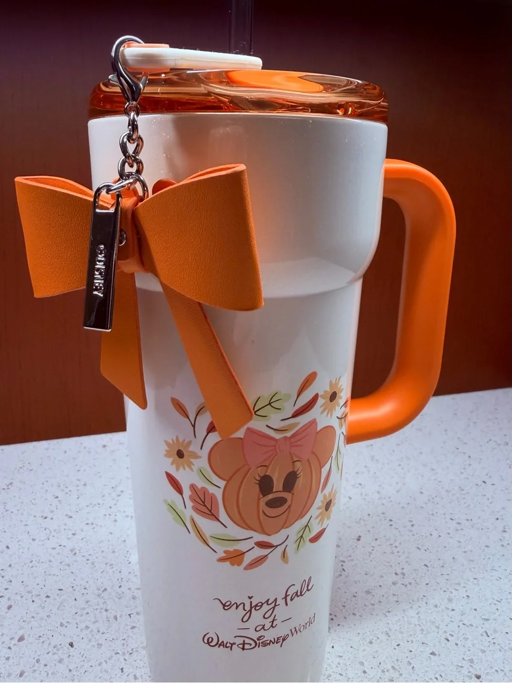 NEW 2026 DISNEY WORLD STARBUCKS PUMPKIN SPICE FALL COLLECTION 24oz TUMBLER